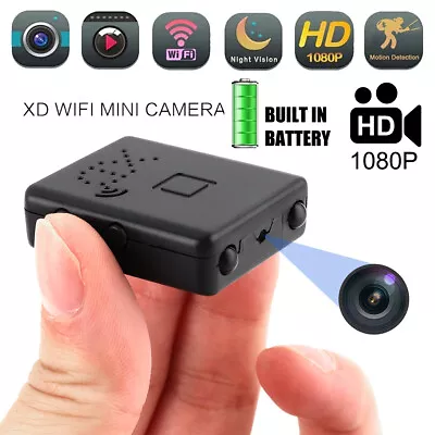 Smart Mini Wireless WiFi Camera Home Security 1080P HD Night Cam With Battery • $17.99