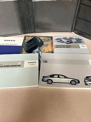 2004 Volvo S80 Owners Manual Book Case Key Guide Service Record Book Roadside • $9.99