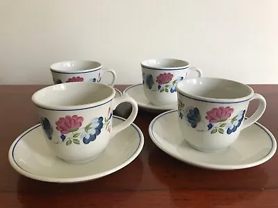 £10 • Buy Vintage BHS  - Priory -  Tea Cup And Saucer X 4