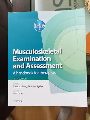 £40 • Buy Therapists Handbook For Chiropracticts, Osteopaths, Physios, And Sports Medicine