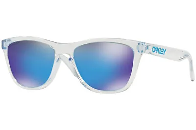 Oakley FROGSKINS Crystal Clear W/Prizm Sapphire Lens OO9013-D0 55-17 • $119