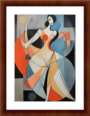 Picasso Style Dancer Digital Art  A4print Poster  Home Decor Gift Wall Art • £4.99