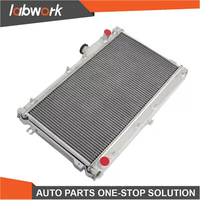 Labwork Aluminum 40mm 2 Row Radiator For 1990-1997 Mazda Miata MX5 1.6L 1.8L MT • $98.61