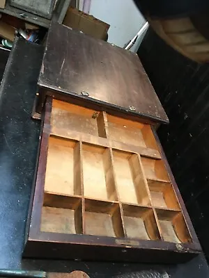 Antique Wooden Cash Register Drawer  With Wood Case 24in X 19in X 5.5in • $127.50
