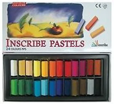 Inscribe Artists Pastels - 24 Colours - Half Stick Size • £6.99