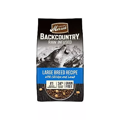 Merrick Backcountry Grain Free Dry Adult Dog Food Kibble With Freeze Dried R... • $90.99