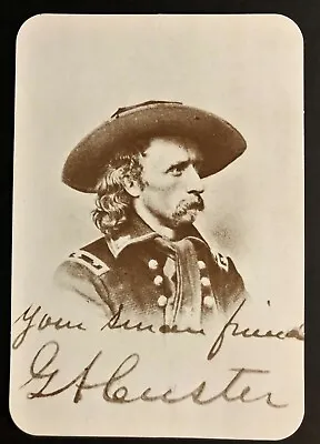 George Armstrong Custer (1939-1876) 1865 Photo  Long Hair  Little Big Horn  Rppc • $2.99