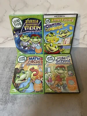Leap Frog Learning Path Educational 4 DVD Bundle LOT Math/Counting Skills Kids • $27.98