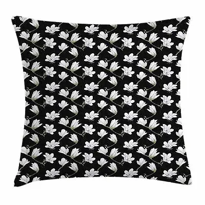 Magnolia Throw Pillow Cases Cushion Covers Ambesonne Home Decor 8 Sizes • $23.99
