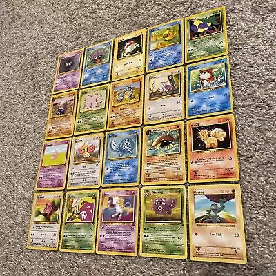 $47.95 • Buy 20 Lot Original 1999 WOTC Vintage Pokemon 1st Edition, Shadowless, Promo Cards