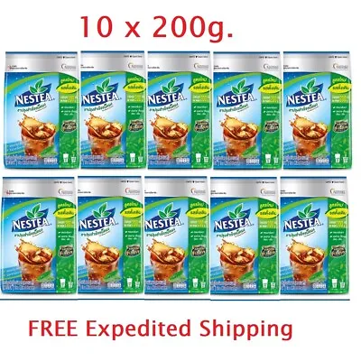 10 X 200g Nestea Unsweetened Instant Tea Mix Nestle Instant Tea Powder No Sugar • $144