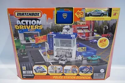 Factory Sealed Matchbox Action Drivers Police Station Dispatch Playset NIB NEW • $29.99