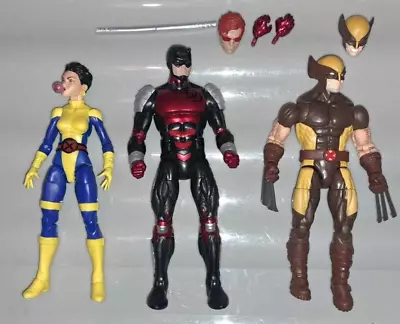 Marvel Legends X-men Wolverine Daredevil Jubilee Figures Comic Toys Old  Logan • £25