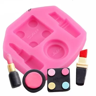 Make Up Tool Kit Silicone Mold Making Chocolate Candy Cupcake Topper Mould Tools • $21.08