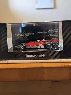 1:43 Minichamps #436700005 Jochen Rindt Lotus 49C #2 World Champion Edition 1970 • £110