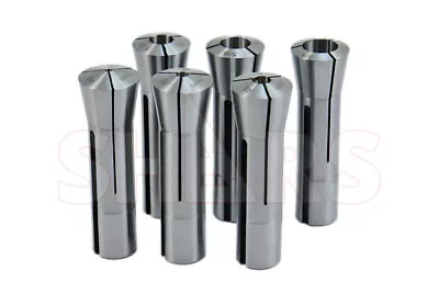 SHARS 6 Piece Precision R8 Collet Set By 8ths .0006  TIR NEW # • $41.25