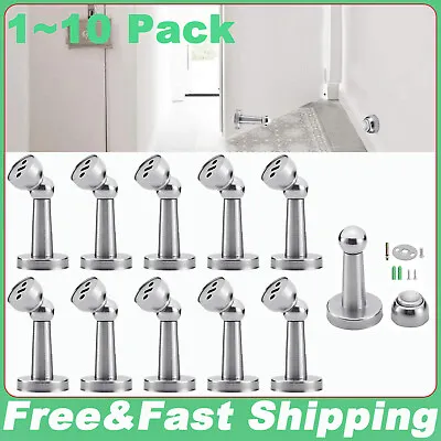 Strong Magnetic Door Stop Holder Home Safety Stopper Guard Fitting Screws LOT • $6.60