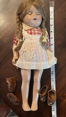 Vintage  1940s Madame Alexander Princess Elizabeth Doll Comp Doll 15” • $85