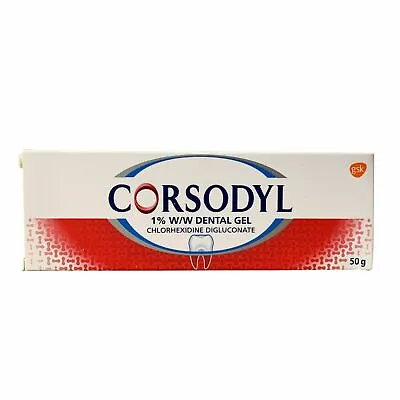 Corsodyl Dental Gel For Gingivitis1 X 50g | UK PHARMACY STOCK • £8.89