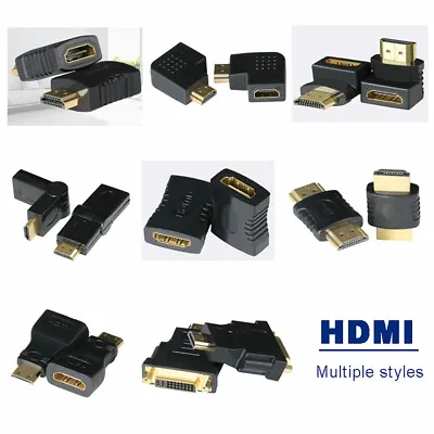 £3.47 • Buy HDMI Extender Female Male Coupler Adapter Joiner Connector HDMI To DVI Video