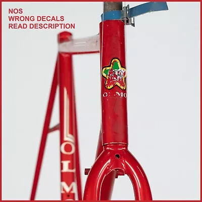 Nos Unknown (not Olmo) Steel Frame Vintage Road Racing Bike Italian Old Red • $249
