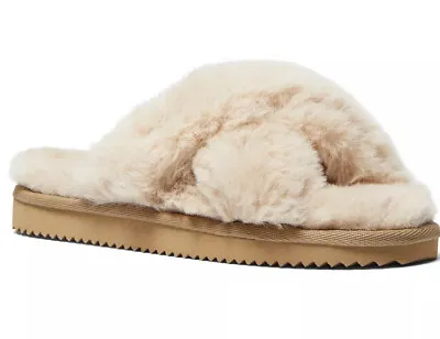 Michael Kors Lala Faux Fur Slide Slipper • $49.50