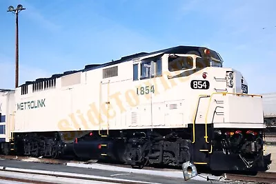 Vtg 2010 Train Slide 854 Metrolink Engine San Bernardino CA X3C012 • $7.50