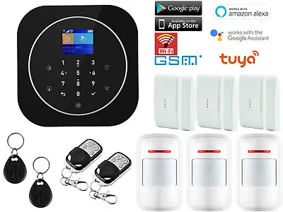 C01 APP WiFi GSM Wireless IR Home Security Alarm System+Amazon Alexa+Google Home • $81.69
