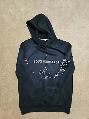 BTS Love Yourself Sweater Women's Adult Medium Black Sweatshirt Hoodie K-POP • $0.99