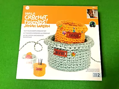 Hello Crochet Friends! Jonah Larson - Nesting Baskets Crochet Kit COMPLETE • $15