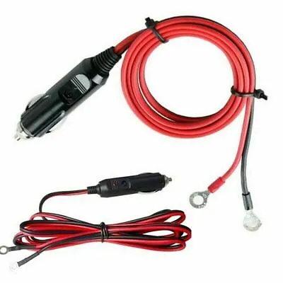 12V 15A Car Cigarette Lighter Socket Extension Cord Power Cable Fused Male Plug • £3.73