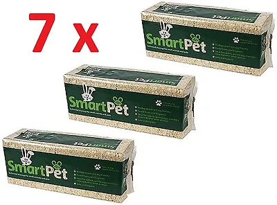  7x PET BEDDING SMARTPET SOFT WOOD SHAVINGS / SAWDUST FOR  HAMSTER GERBIL RABBIT • £24.99