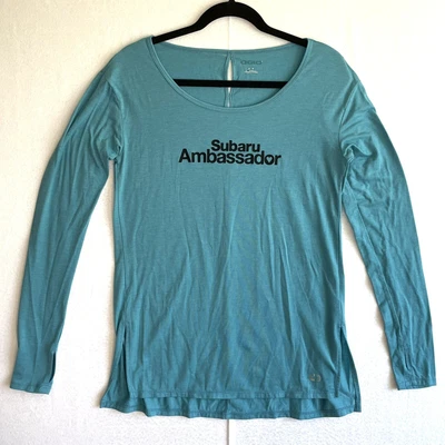 £12.71 • Buy Subaru Ambassador T-Shirt Women’s Long Sleeve Blue W/ Thumb Holes
