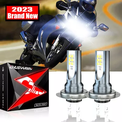 2pcs H7 LED Headlight Lights Bulb Motorcycle Bike For Kawasaki KLR650 2008-2018 • $13.99