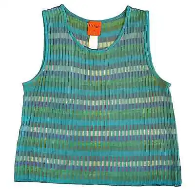 £45.74 • Buy Christian Lacroix Bazar Vintage 100% Silk Knit Sleeveless Top Tank S