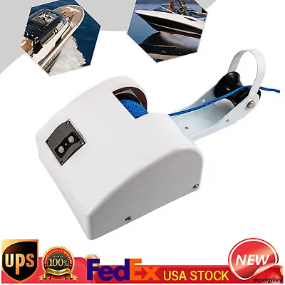 Boat Electric Windlass Anchor Winch W/ Wireless Remote Control Marine Saltwater • $160.01