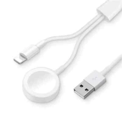 $6.95 • Buy For Apple IPhone Watch IWatch 8 7 6 5 4 3 Magnetic 2 In 1 Charger Charging Cable