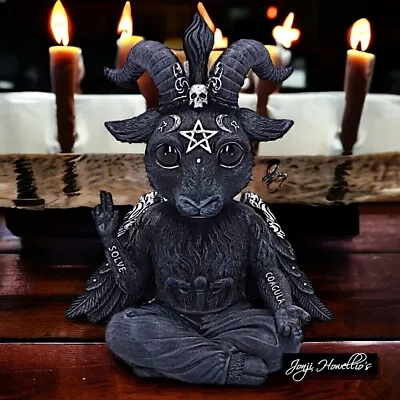 Cult Cuties Baphomet Figurine Ornament Gothic Pagan Wiccan Home Decor Gift • £16.50