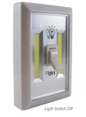 1-Piece Promier® Battery Operated COB LED Cordless Light Switch YY-LS02 • $6.25