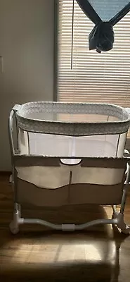 Ingenuity 10197 Baby Crib Bedside Bassinet Mattress - White • $27