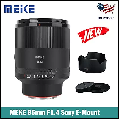 Meike 85mm F1.4 Full Frame AF STM Portrait Lens For Sony E Mount Cameras • $469.99