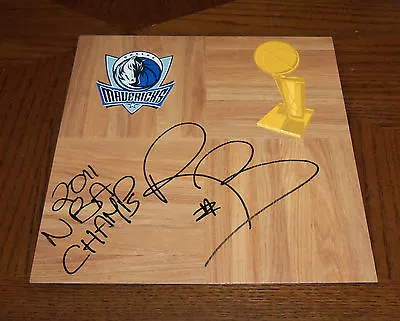 Dallas Mavericks RODRIGUE BEAUBOIS Signed Autographed Basketball Floor COA PROOF • $59.99