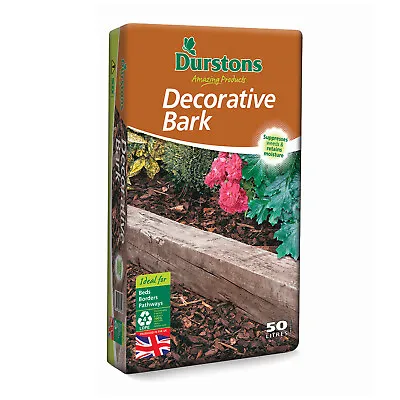 20 X 50L Durstons Garden Borders Flower Bed Landscaping Decorative Surface Mulch • £178