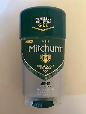 Mitchum Men Power Gel Anti-Perspirant Deodorant Unscented 2.85 Oz 48 Hour • $5