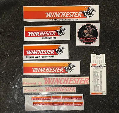 RARE Vintage WINCHESTER Bumper Stickers Decals Patches And MORE • $5