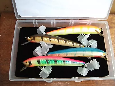 Vintage Nilsmaster Invincible Fishing Lures X 4 @ 120mm... 1990 + Models. • $25