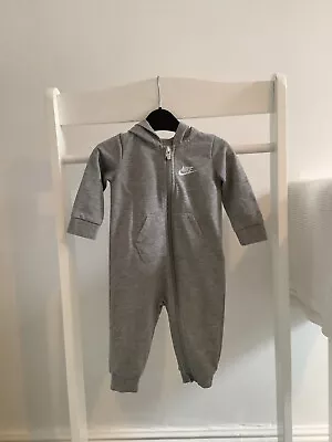 Nike Baby Boys 9 Months Grey Romper All In One Outfit Combine Post • £5.99
