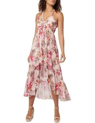 $59 • Buy FOREVER NEW Gigi Tiered Trim Floral Maxi Dress Size 8
