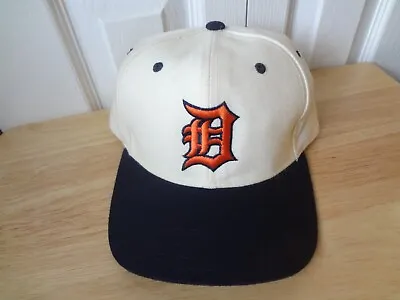 Vintage MLB Detroit Tigers Snapback Hat 80s 90s New Era Pro Model Wool Blend • $250