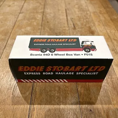 Eddie Stobart Scania 94D F018 6 Wheel Box Van • $12.32